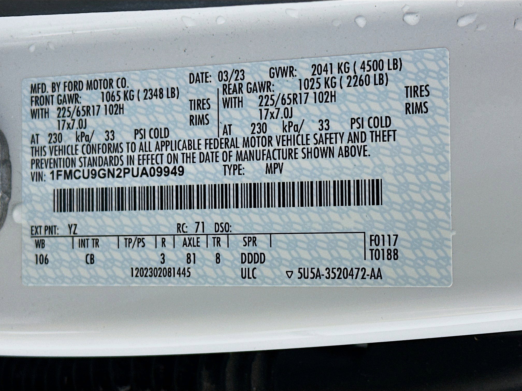 Used 2023 Ford Escape Active image 12