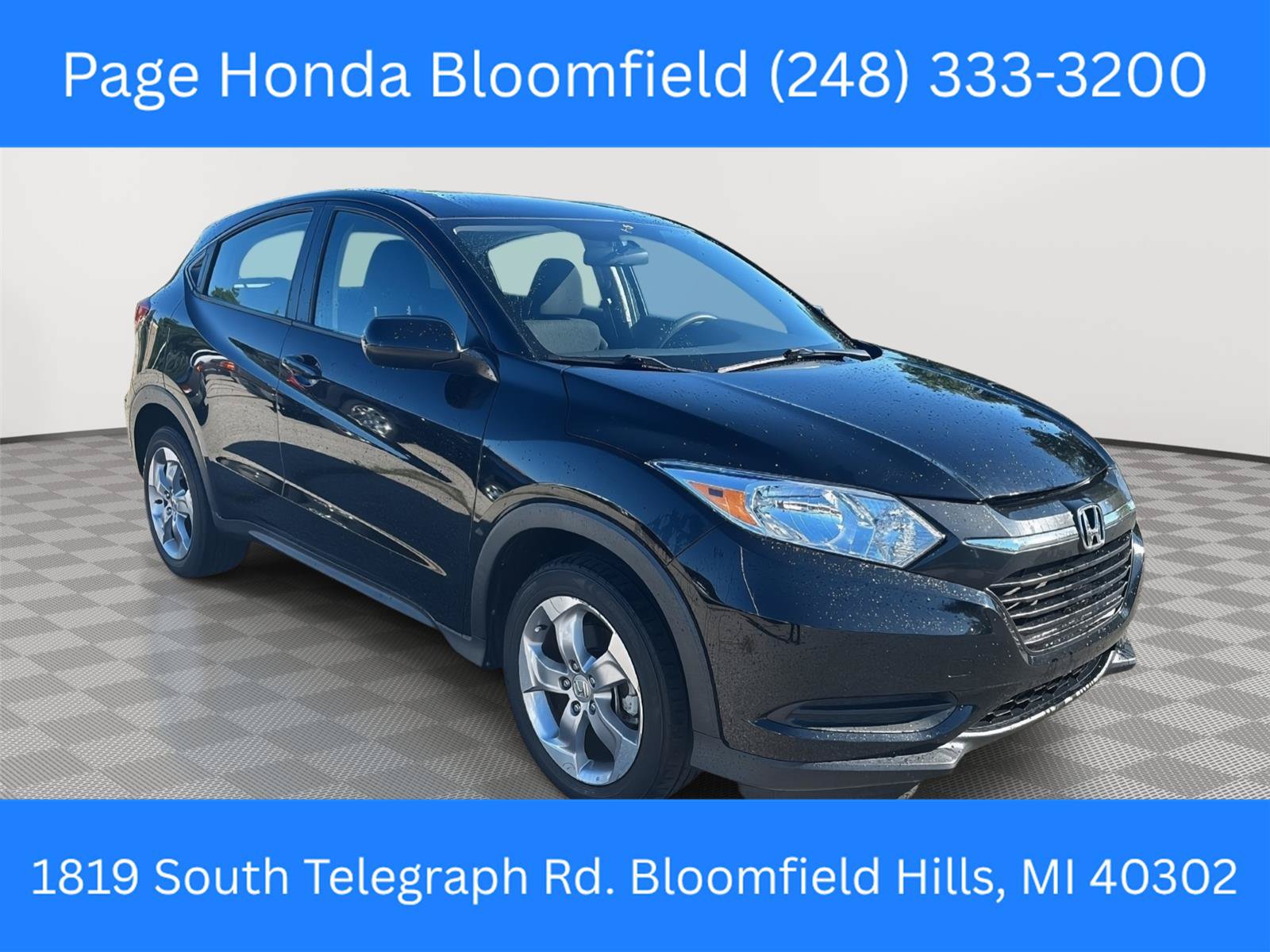 Certified 2018 Honda HR-V LX