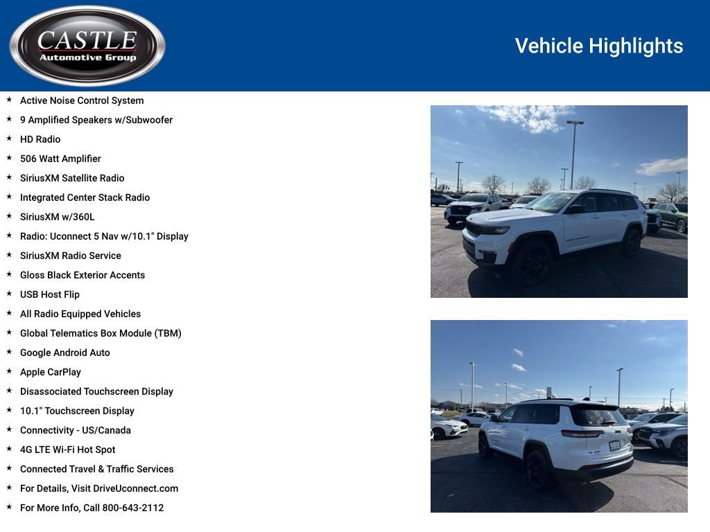 Used 2022 Jeep Grand Cherokee L Limited w/ Black Appearance Package image 8