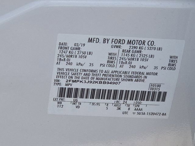 Used 2019 Ford Edge SEL w/ Equipment Group 201A image 19