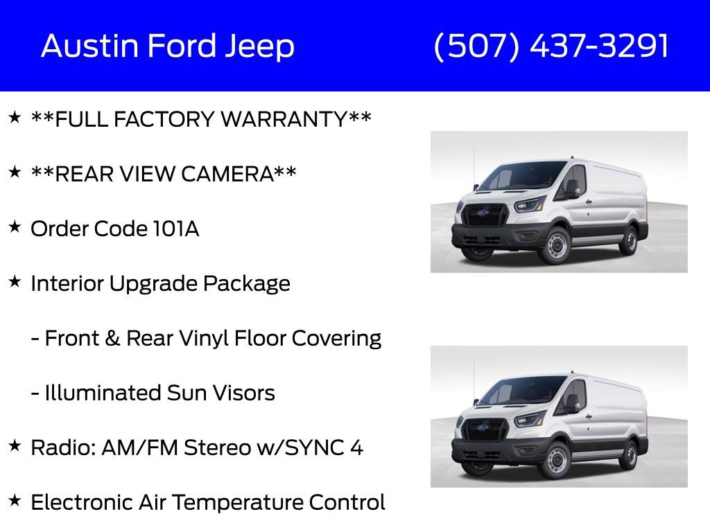 Used 2024 Ford Transit 150 Low Roof w/ Interior Upgrade Package image 7