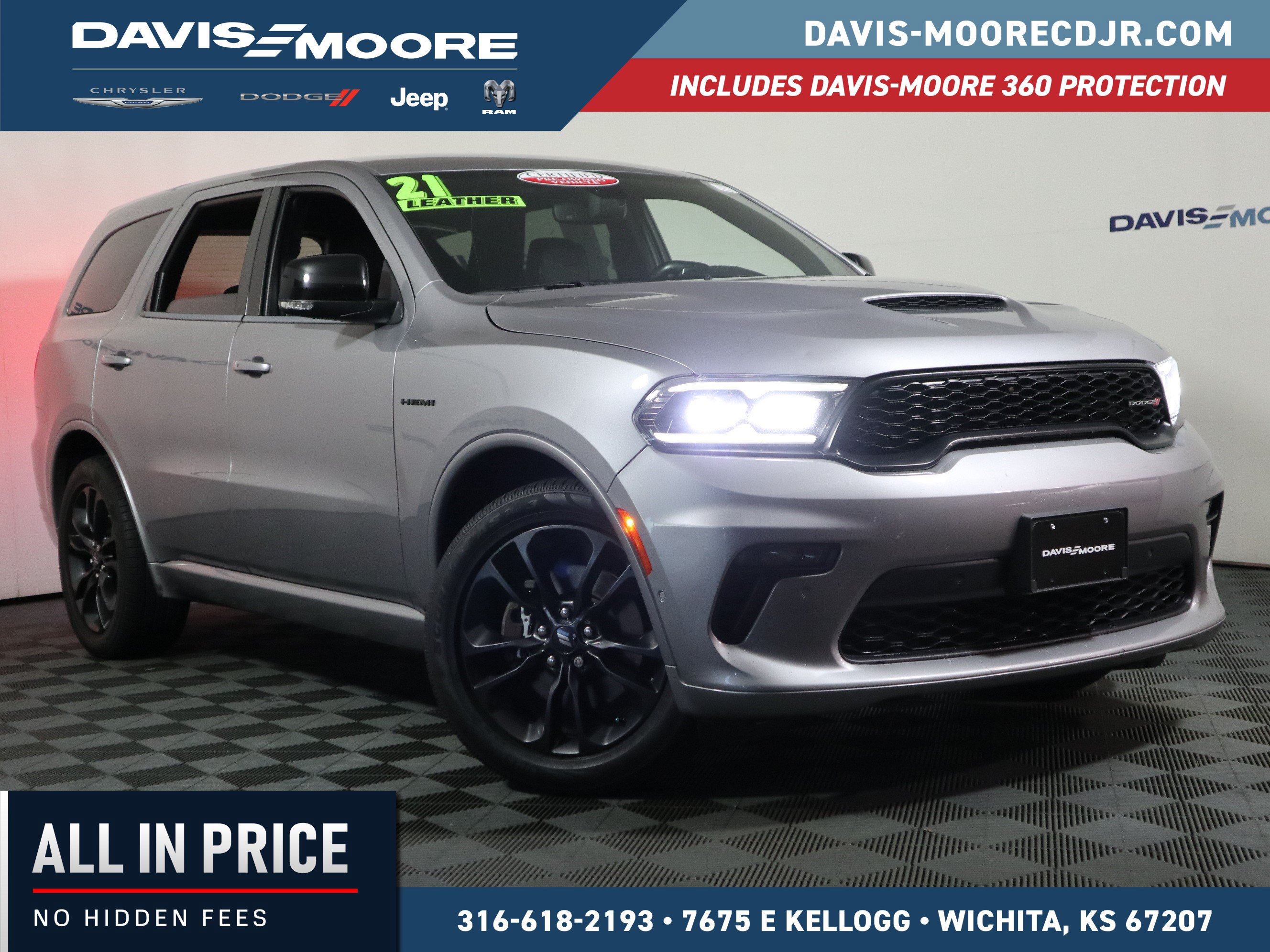 Used 2021 Dodge Durango R/T w/ Blacktop Package