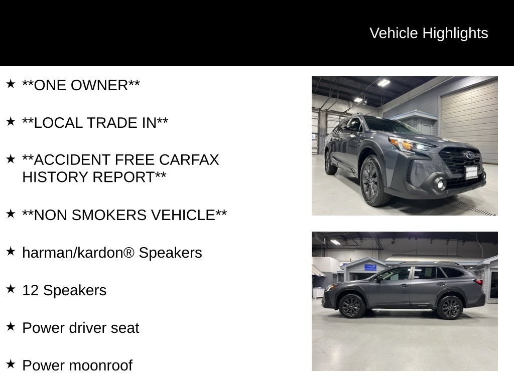 Certified 2025 Subaru Outback Onyx Edition XT AWD/4WD image 13