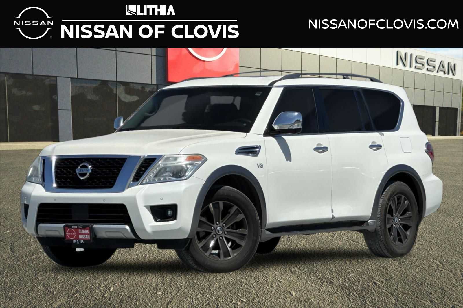 Used 2017 Nissan Armada Platinum w/ Interior Lighting Package RWD image 1