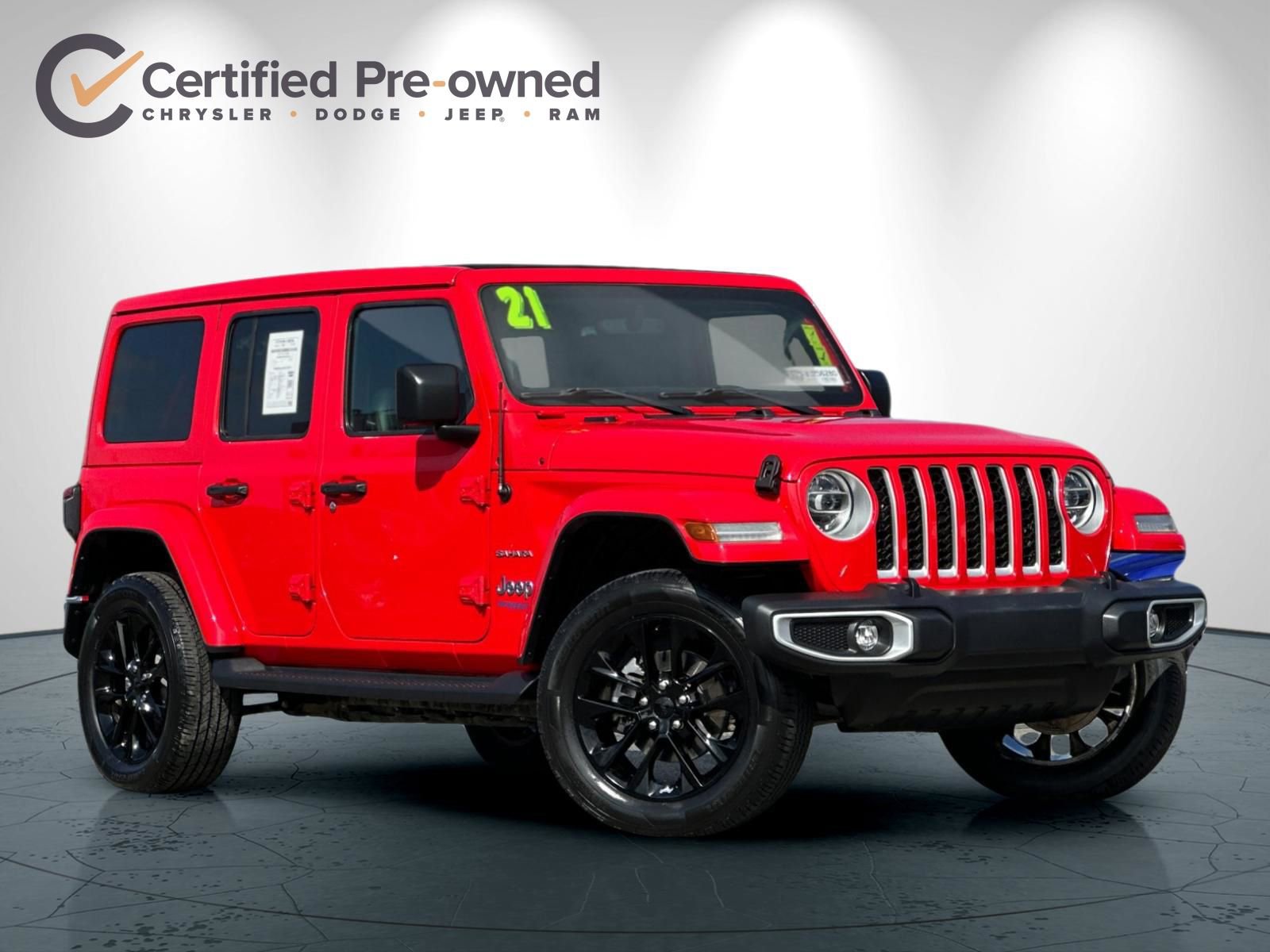 Used 2021 Jeep Wrangler Unlimited Sahara w/ Cold Weather Group image 2