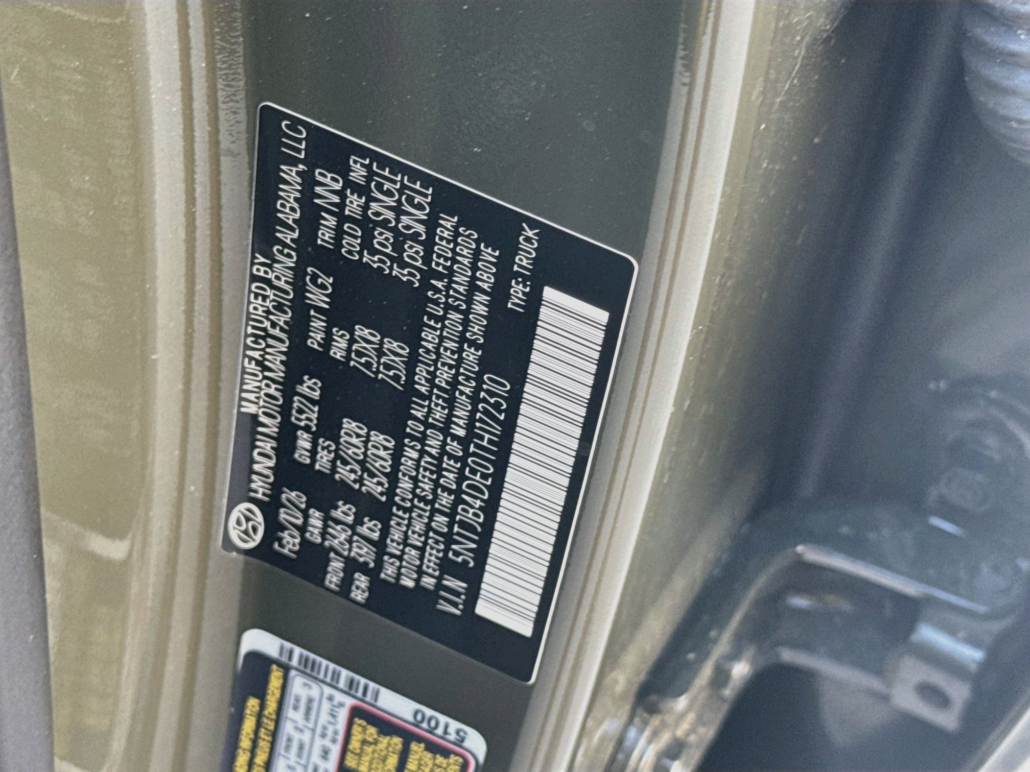 Certified 2026 Hyundai Santa Cruz SEL FWD image 34