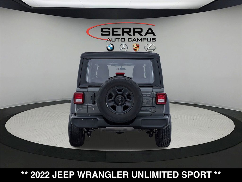 Used 2022 Jeep Wrangler Unlimited Sport image 4
