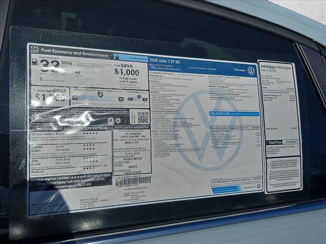New 2026 Volkswagen Jetta SE FWD image 20