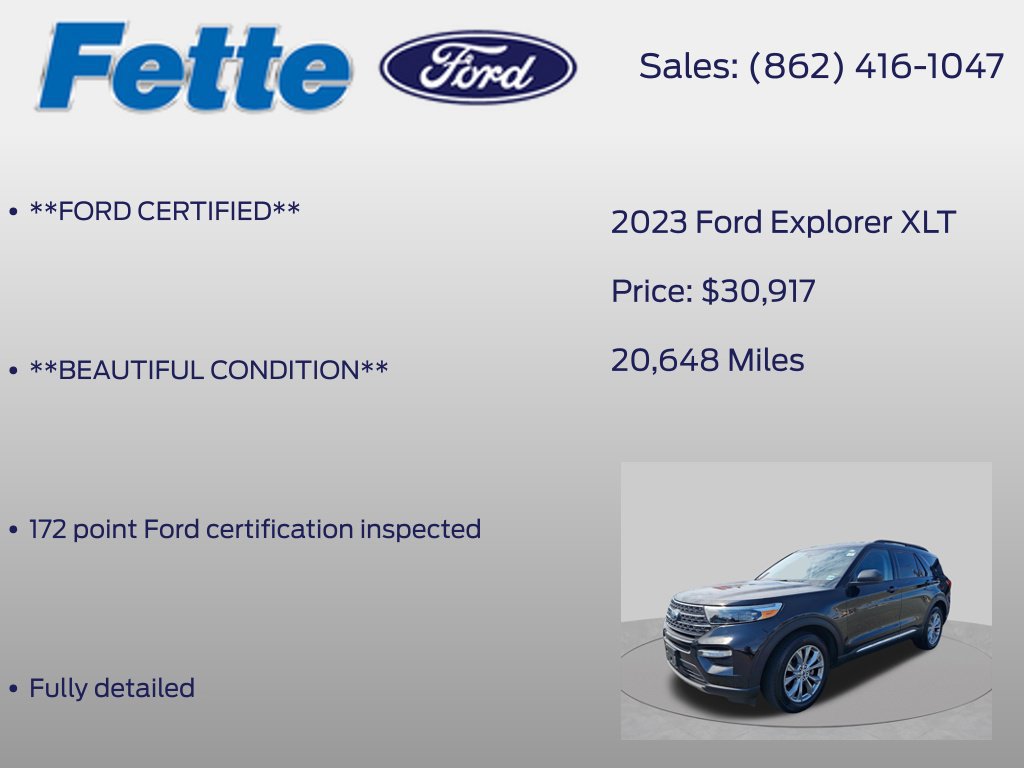 Certified 2023 Ford Explorer XLT w/ Equipment Group 202A AWD/4WD image 5
