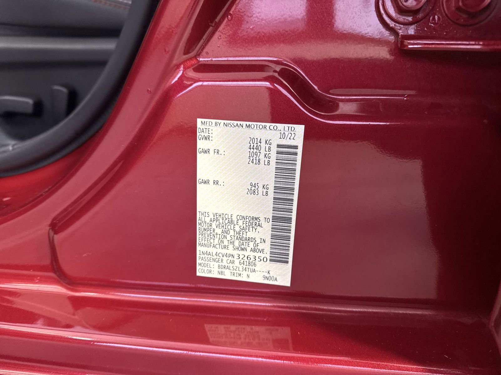 Certified 2023 Nissan Altima 2.0 SR image 37