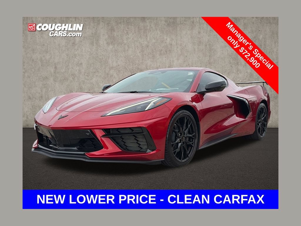Used 2025 Chevrolet Corvette Stingray Preferred Cpe w/ Stealth Interior Trim Package RWD image 1