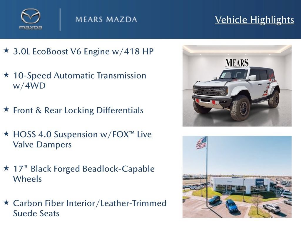 Used 2024 Ford Bronco Raptor AWD/4WD image 2