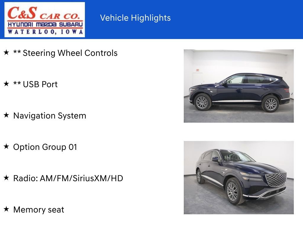 New 2025 Genesis GV80 2.5T Standard image 13