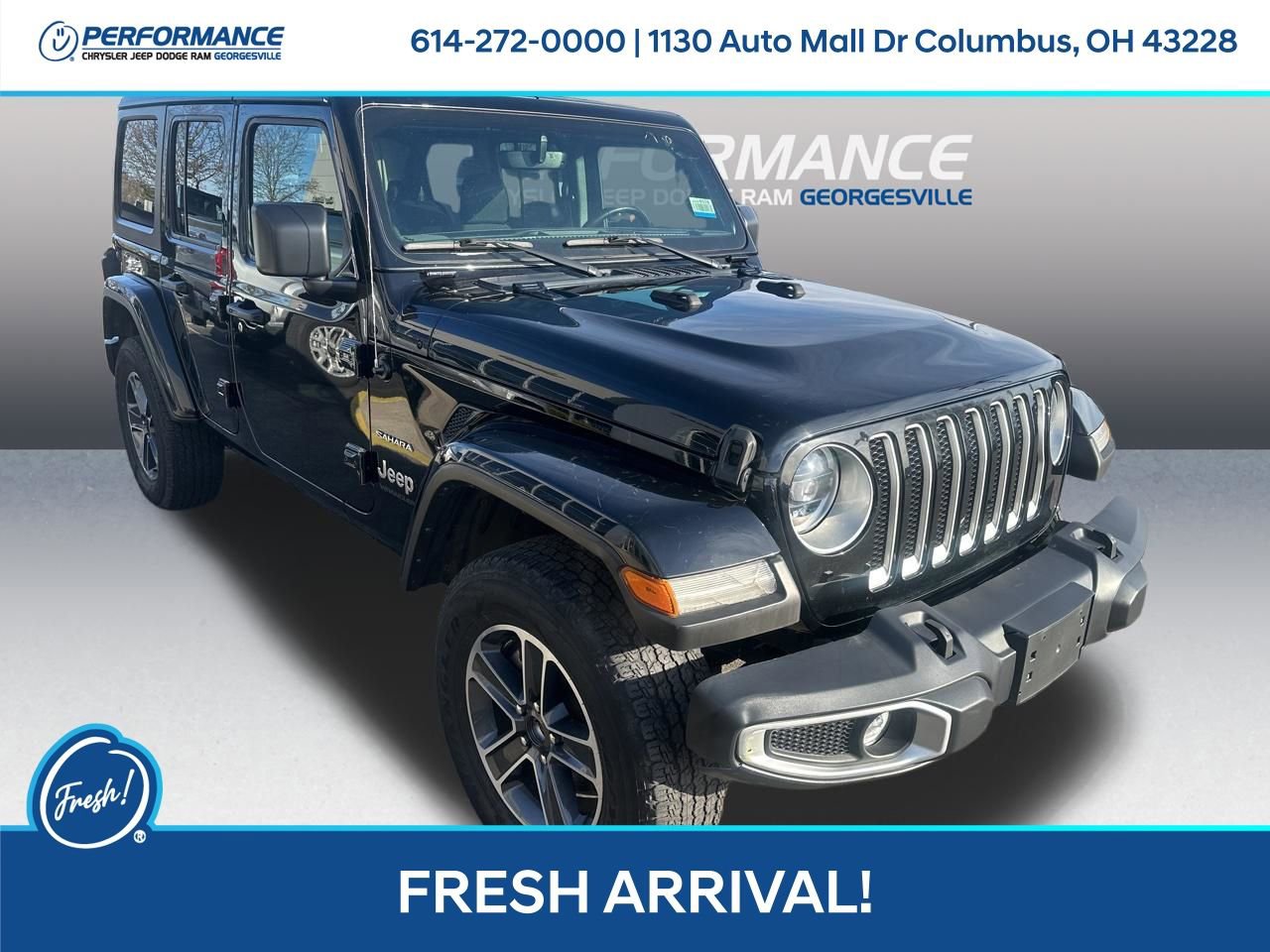 Used 2023 Jeep Wrangler Sahara w/ LED Lighting Group image 1