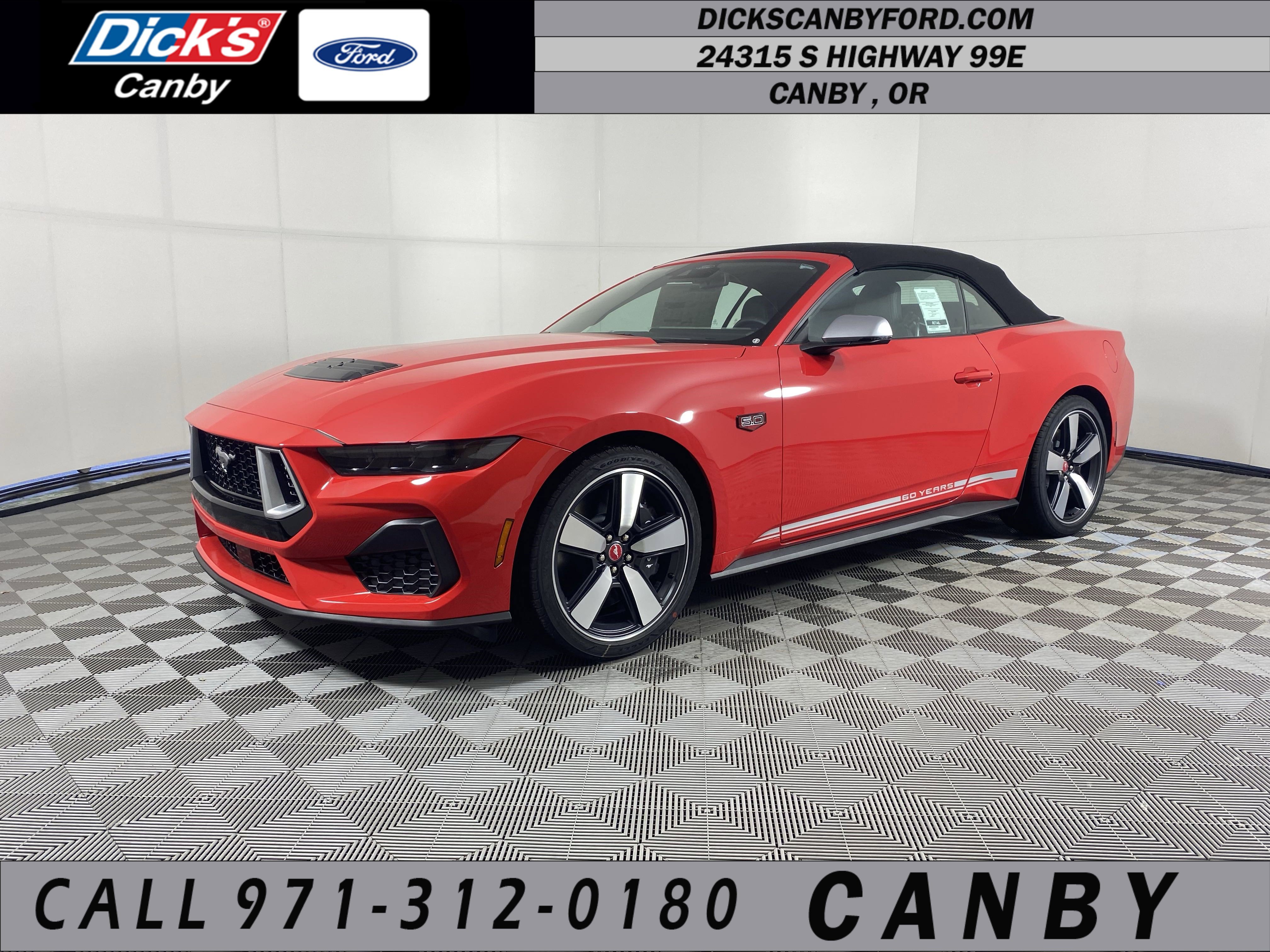 New 2025 Ford Mustang GT Premium w/ 60th Anniversary Package