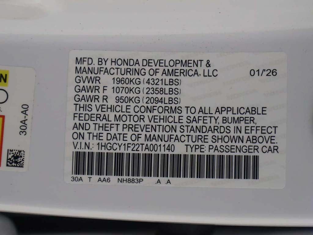 Certified 2026 Honda Accord LX image 47