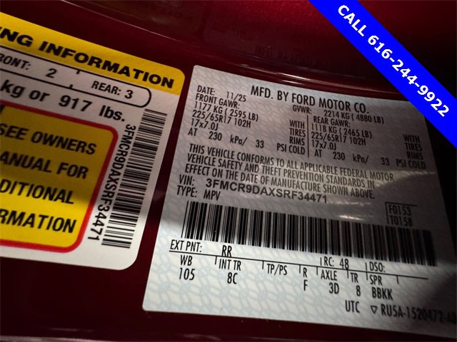 New 2025 Ford Bronco Sport Badlands w/ Badlands Tech Package image 27