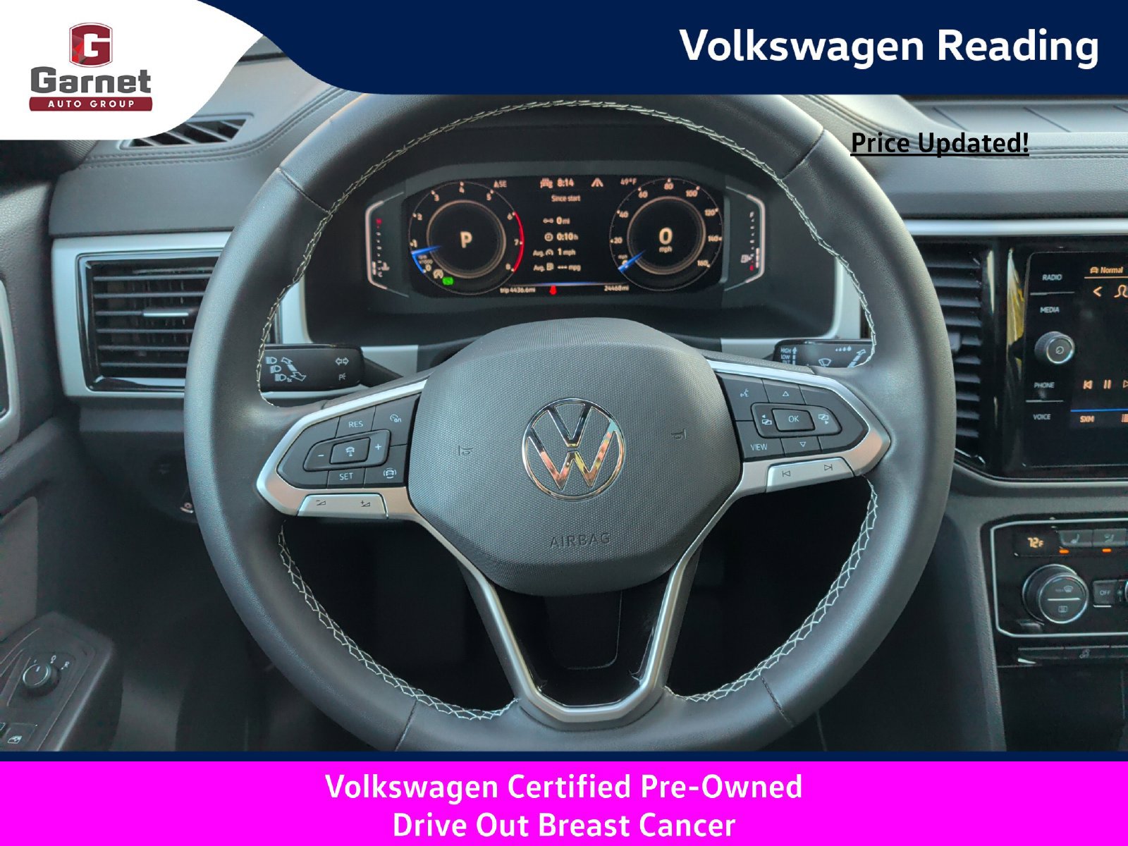 Certified 2023 Volkswagen Atlas Cross Sport SE w/ Panoramic Sunroof Package AWD/4WD image 32