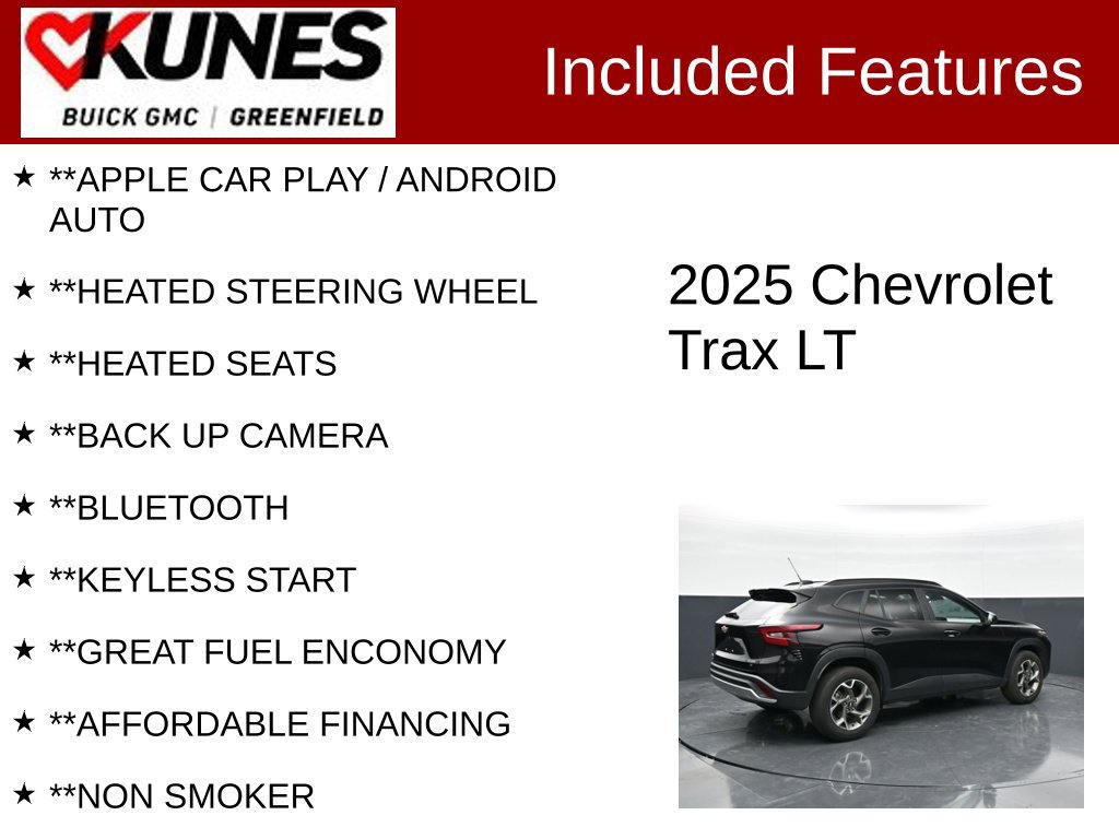 Used 2025 Chevrolet Trax LT w/ LT Convenience Package FWD image 2