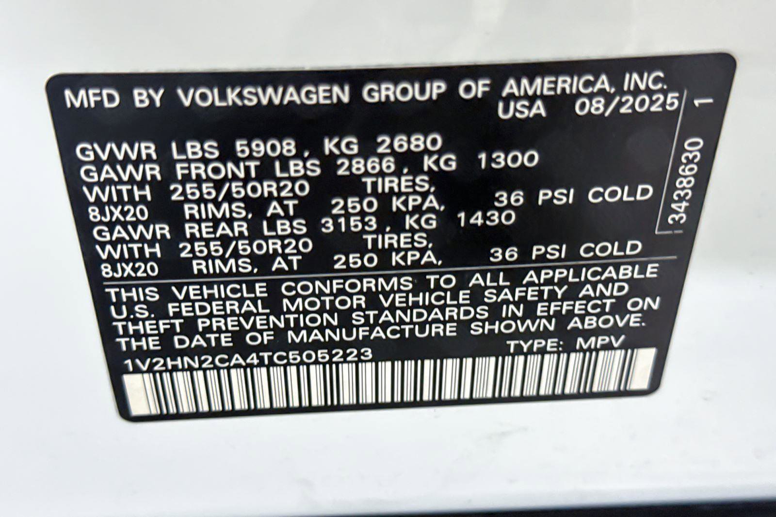 New 2026 Volkswagen Atlas SE image 28