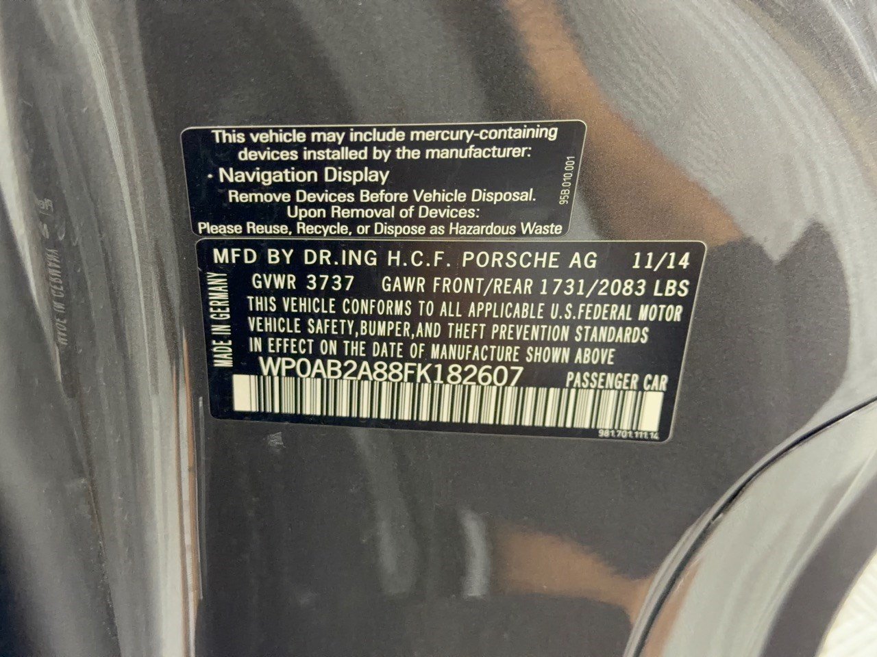 Used 2015 Porsche Cayman GTS RWD image 31