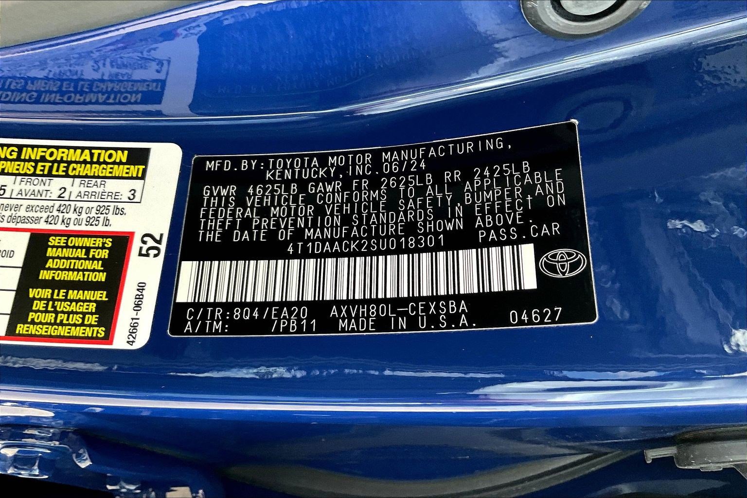 Certified 2025 Toyota Camry SE w/ Multimedia Upgrade Package FWD image 19