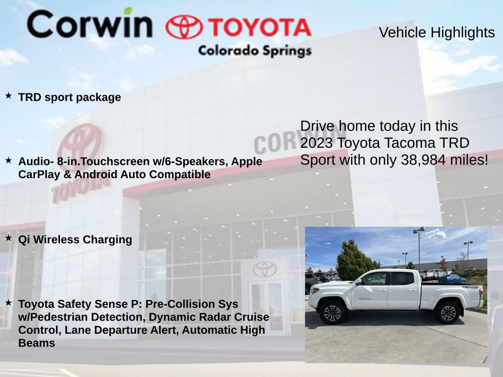 Used 2023 Toyota Tacoma TRD Sport AWD/4WD image 7