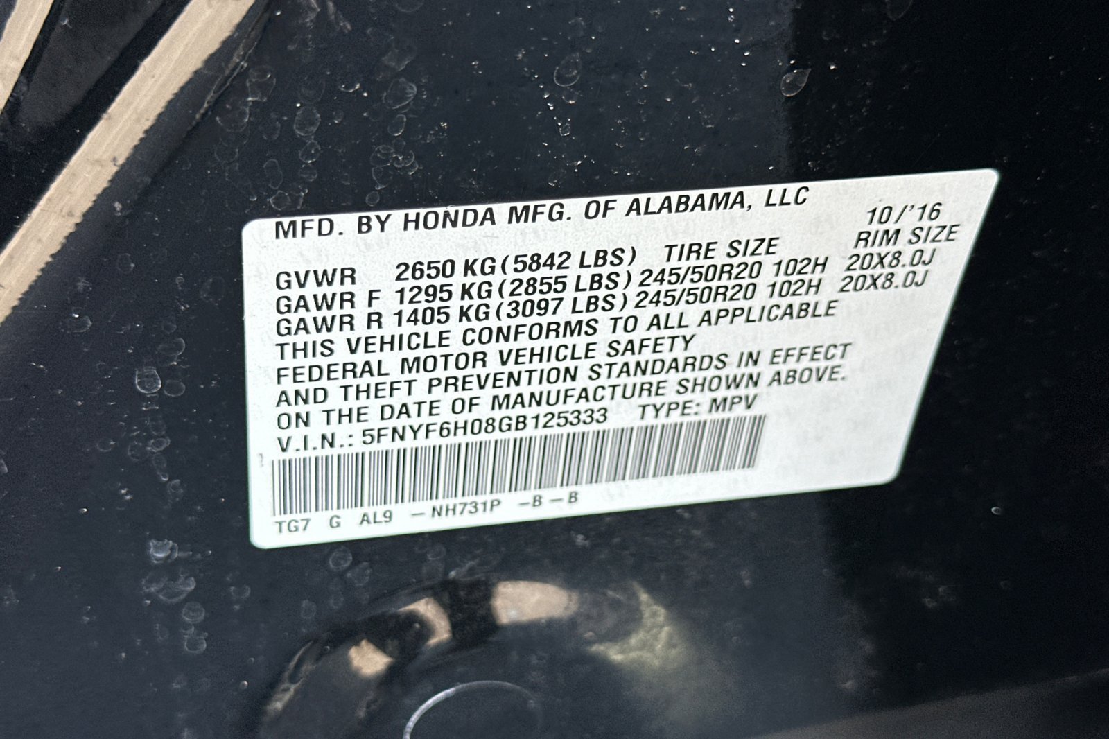 Used 2016 Honda Pilot Elite image 30