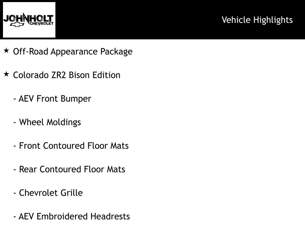 Used 2019 Chevrolet Colorado ZR2 w/ Colorado ZR2 Bison Edition AWD/4WD image 18