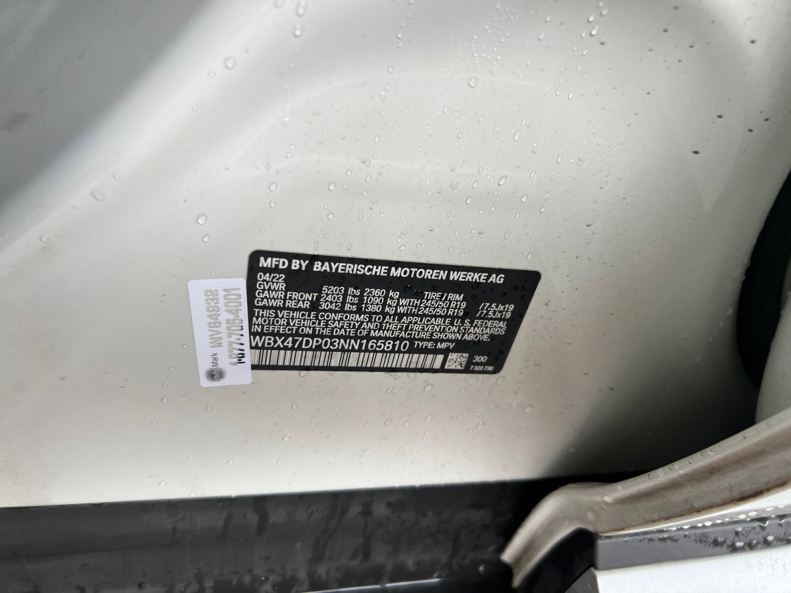 Used 2022 BMW X3 sDrive30i w/ Convenience Package w/ZPA image 19