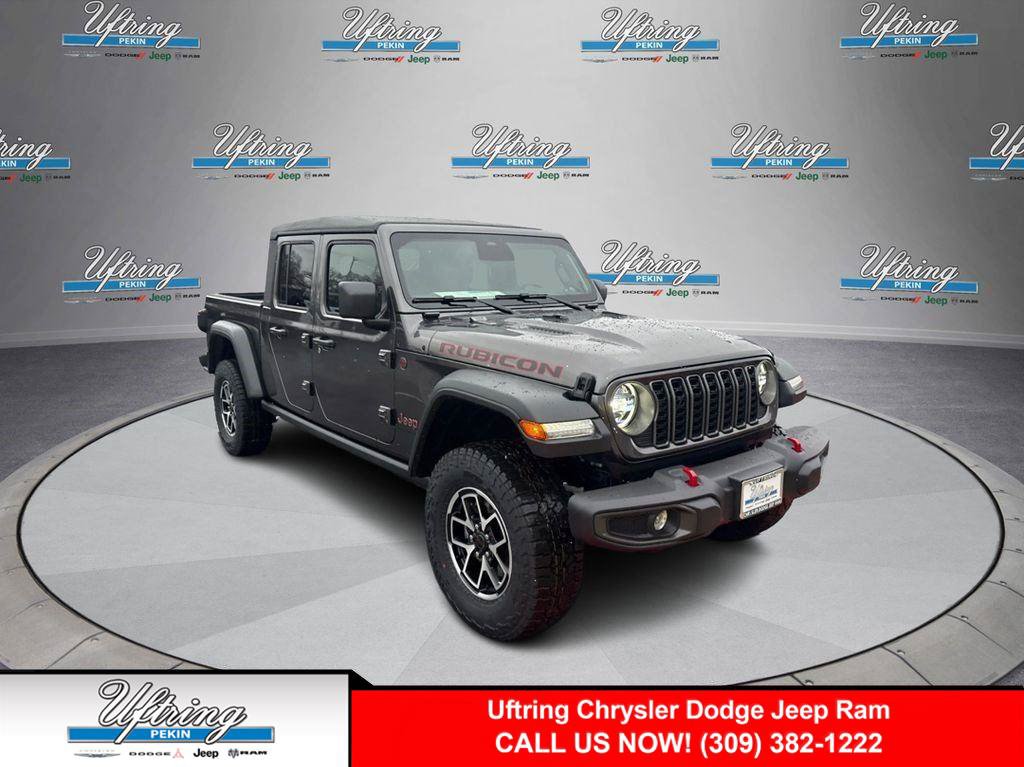 New 2026 Jeep Gladiator Rubicon w/ Steel Power Dome Hood Package
