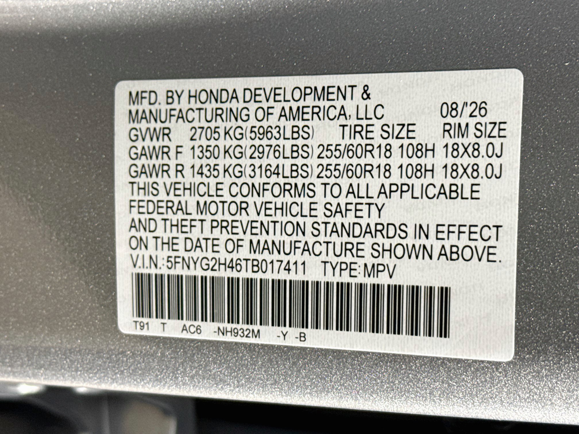 New 2026 Honda Pilot EX-L image 40