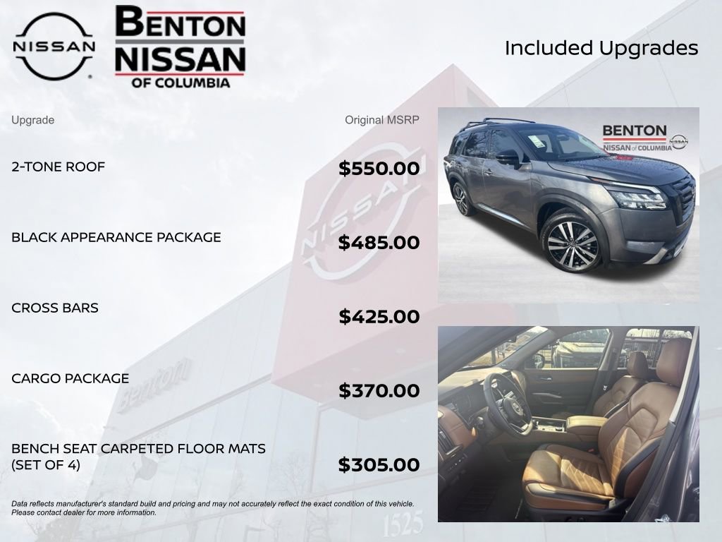 Certified 2025 Nissan Pathfinder Platinum w/ Black Appearance Package image 6