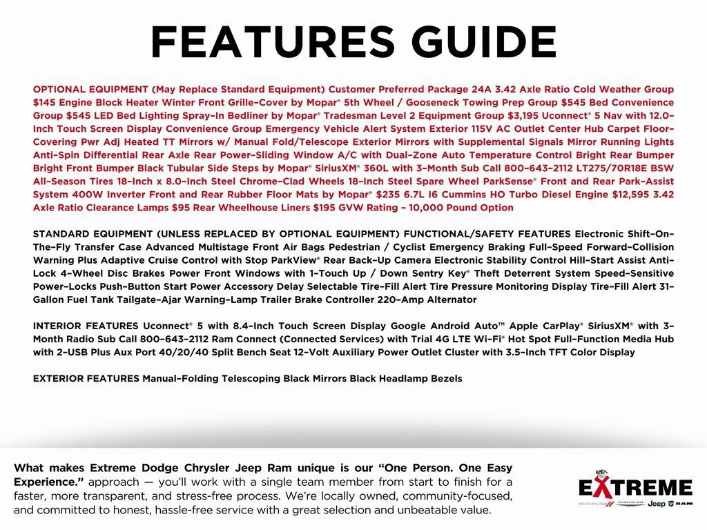 New 2025 RAM 2500 Tradesman AWD/4WD image 2