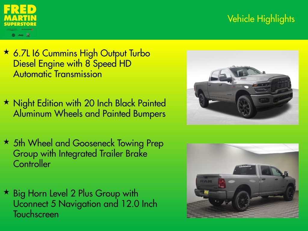 New 2026 RAM 2500 Big Horn AWD/4WD image 7