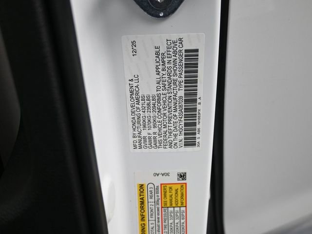 New 2025 Honda Accord SE image 4