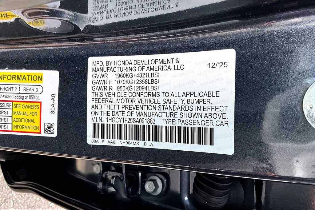 Used 2025 Honda Accord LX image 16