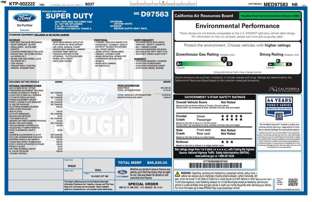 Used 2021 Ford F250 XL w/ Power Equipment Group image 3