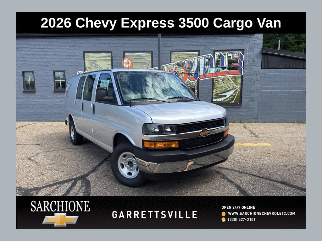 New 2026 Chevrolet Express 3500 w/ Driver Convenience Package