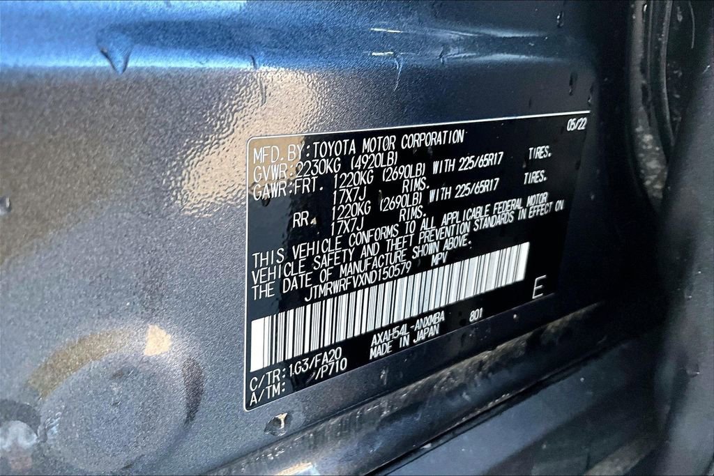 Used 2022 Toyota RAV4 XLE w/ Convenience Package image 35