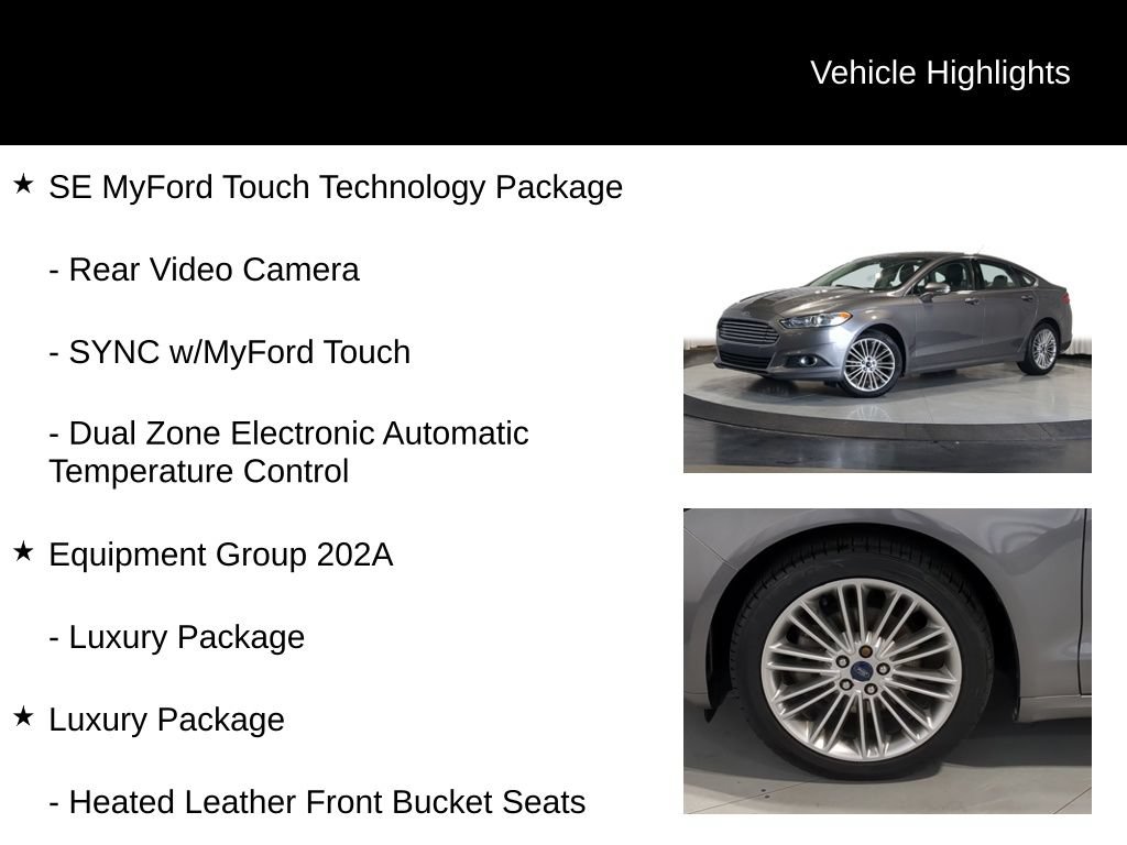 Used 2014 Ford Fusion SE w/ Equipment Group 202A FWD image 7