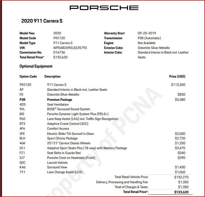 Certified 2020 Porsche 911 Carrera S RWD image 9