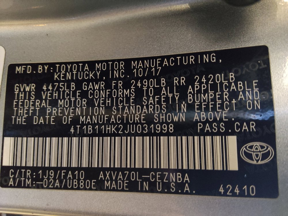 Used 2018 Toyota Camry LE image 33