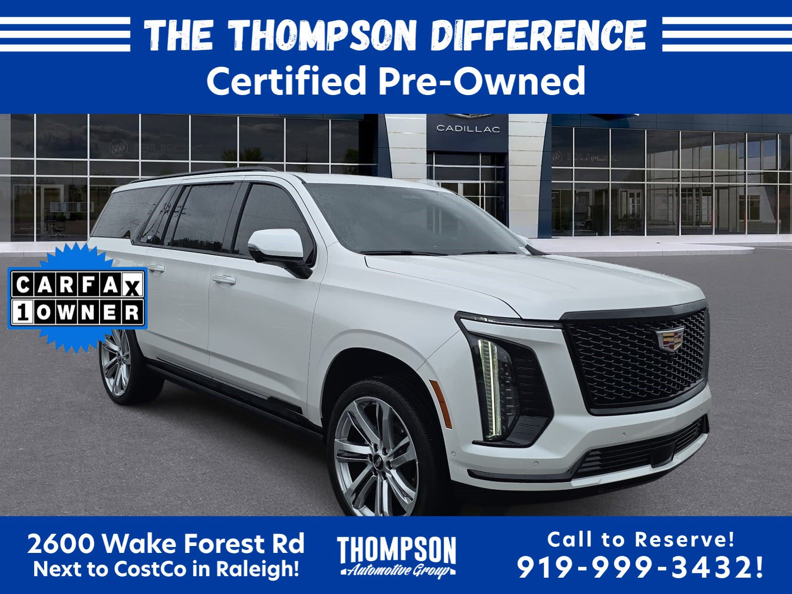 Certified 2025 Cadillac Escalade ESV Sport Platinum AWD/4WD image 1