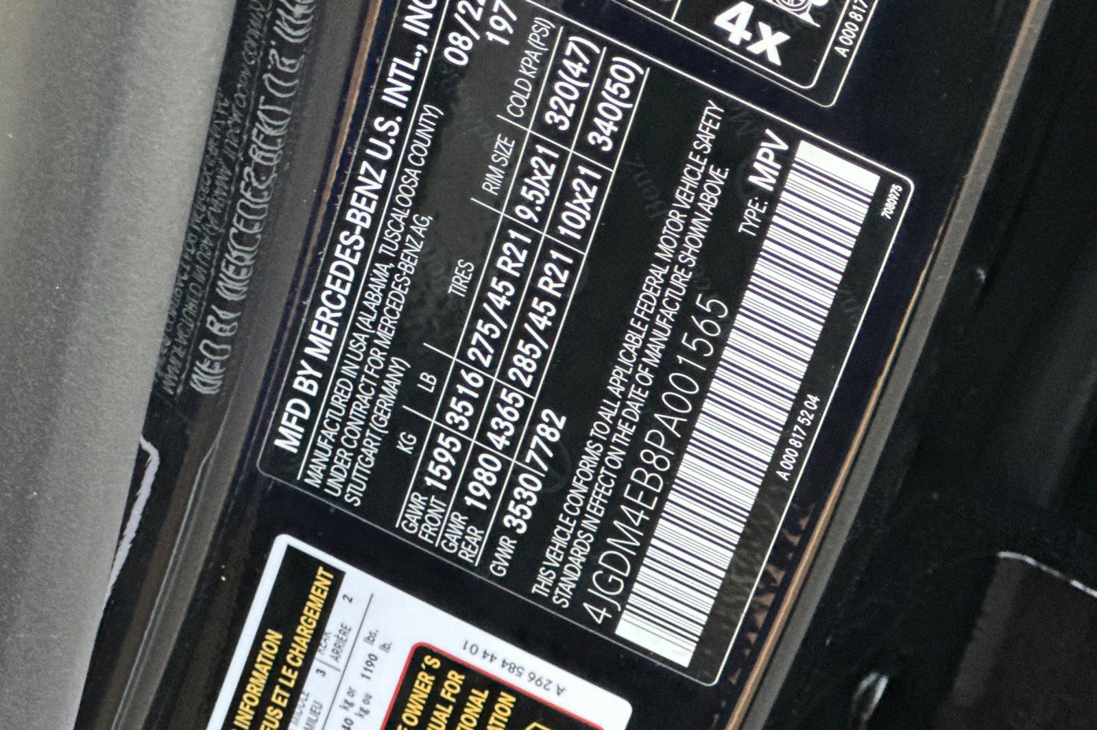 Certified 2023 Mercedes-Benz EQS 580 4MATIC SUV image 38