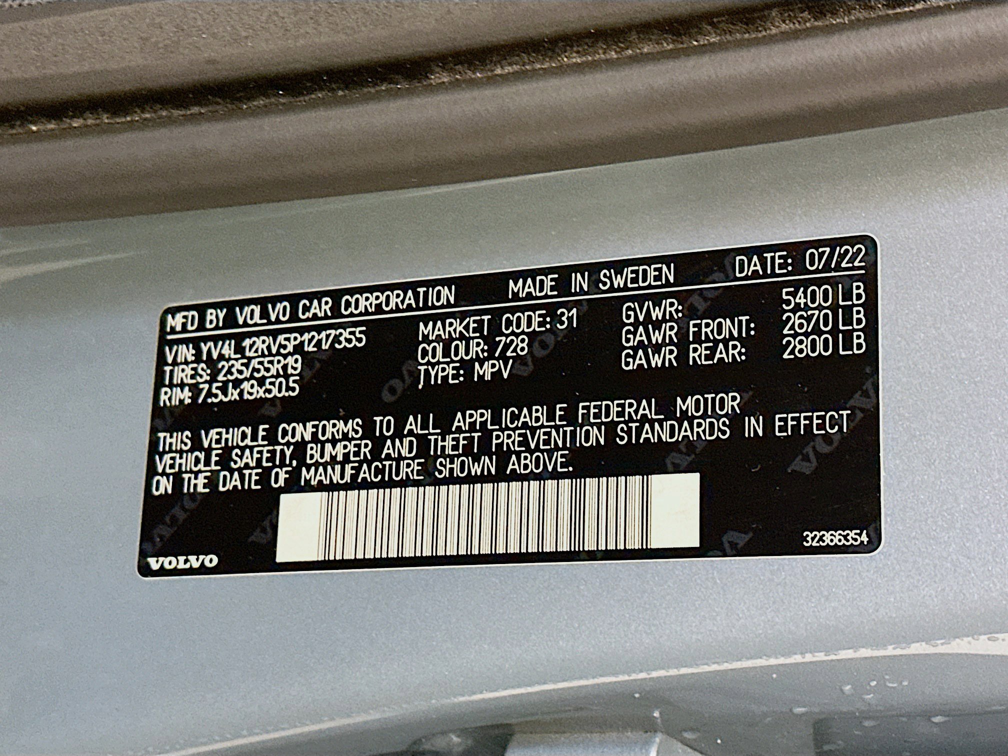 Used 2023 Volvo XC60 B5 Core w/ Climate Package image 12