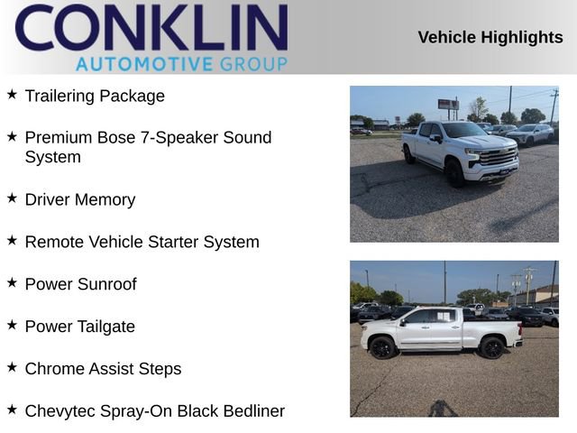 Used 2024 Chevrolet Silverado 1500 High Country w/ High Country Premium Package AWD/4WD image 2