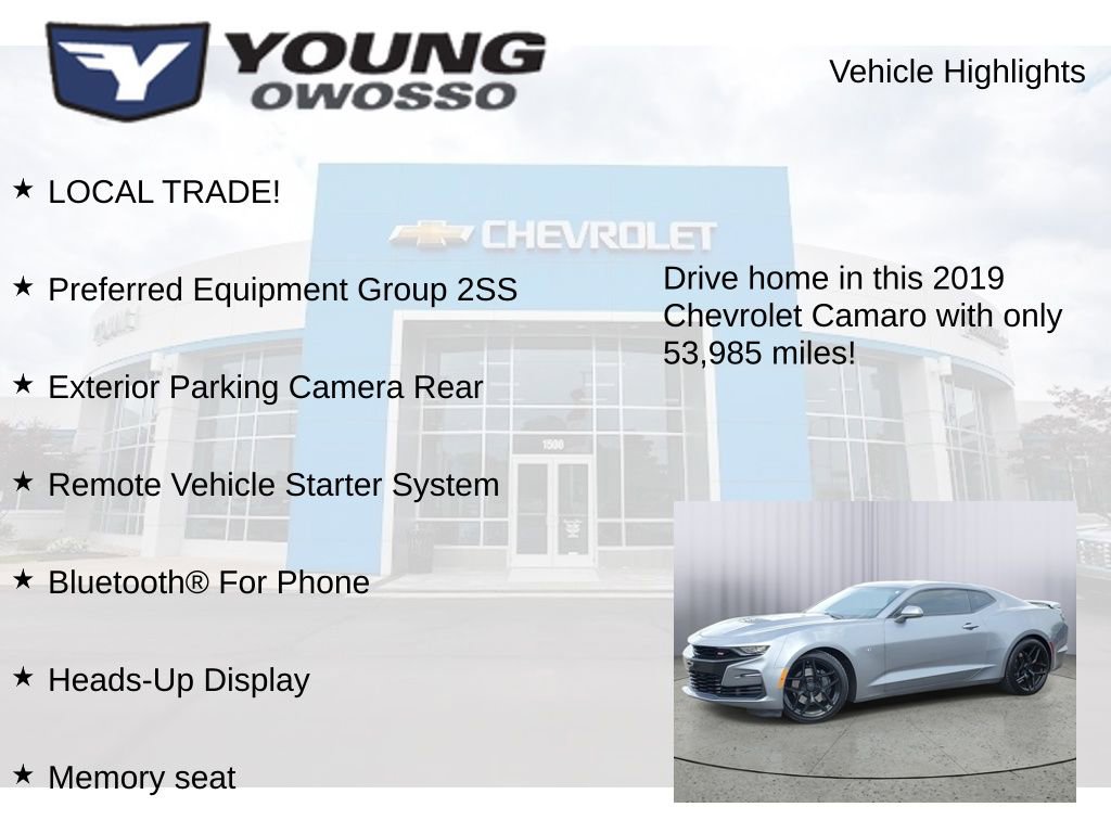 Used 2019 Chevrolet Camaro SS RWD image 7