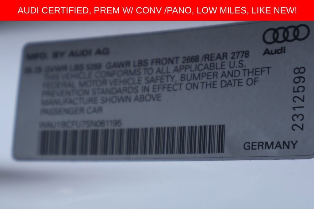 Used 2025 Audi A5 2.0T Premium w/ Convenience Package image 24