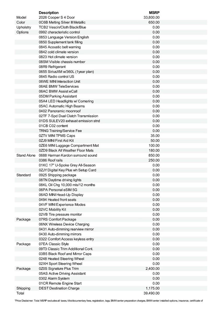 New 2026 MINI Cooper S image 12